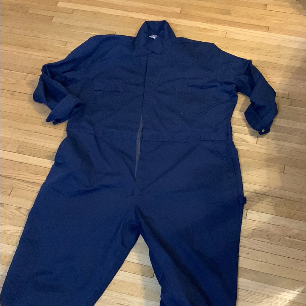 Vintage Navy Blue Men’s Jumpsuit